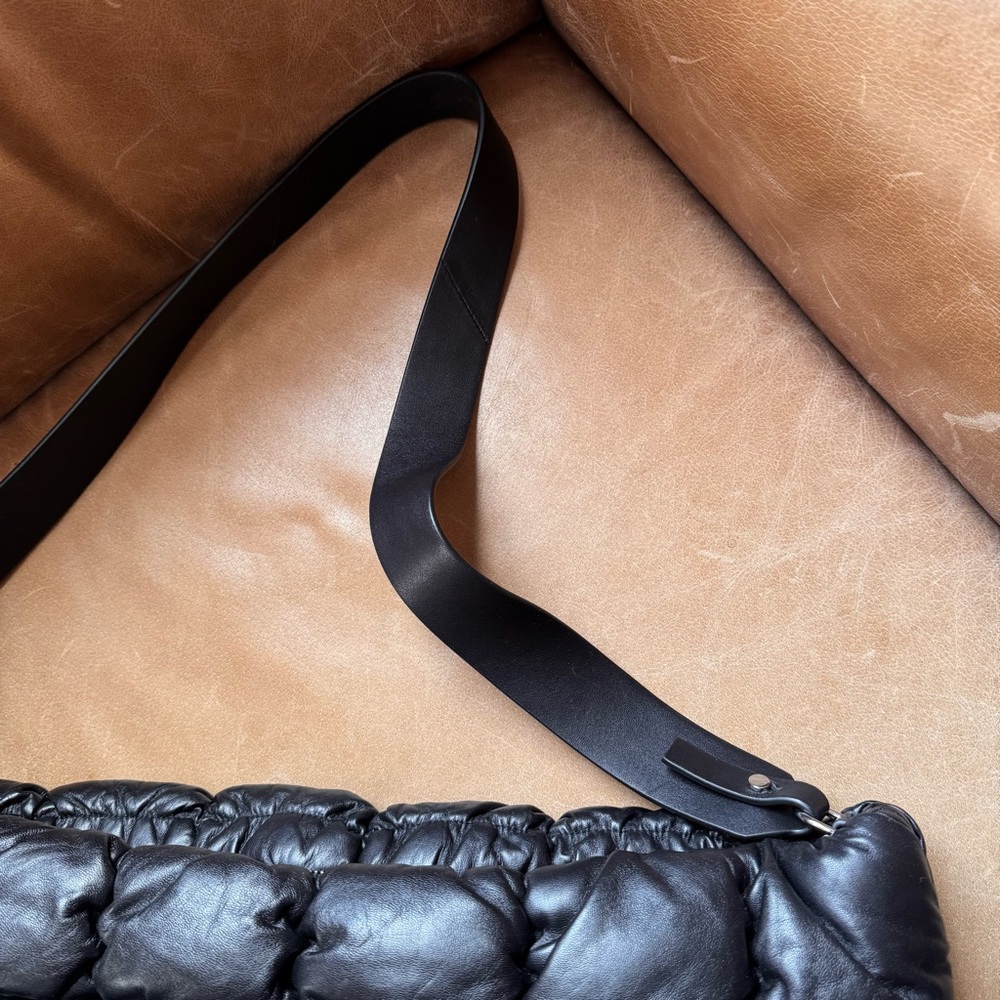 COS Black Quilted Puffer Shoulder Clutch - Picture 9 of 13